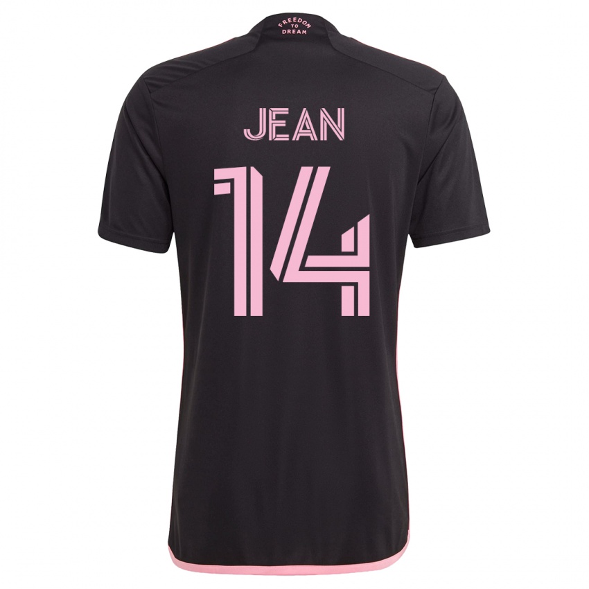 Niño Camiseta Corentin Jean #14 Negro 2ª Equipación 2023/24 La Camisa