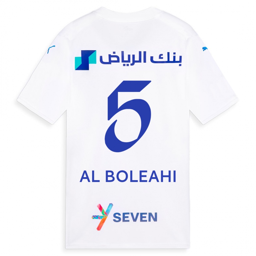 Niño Camiseta Ali Al-Boleahi #5 Blanco 2ª Equipación 2023/24 La Camisa