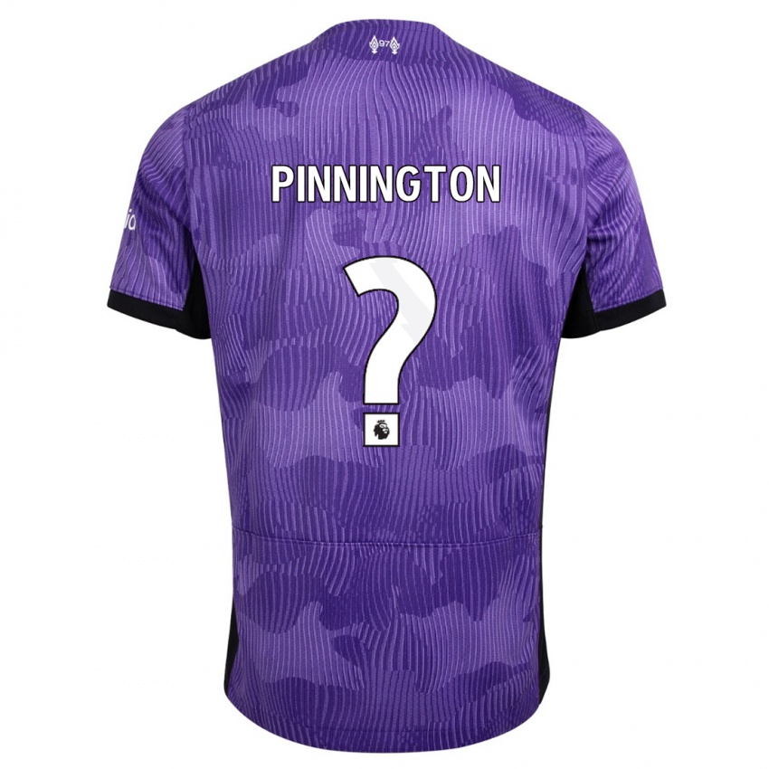 Niño Camiseta Carter Pinnington #0 Púrpura Equipación Tercera 2023/24 La Camisa