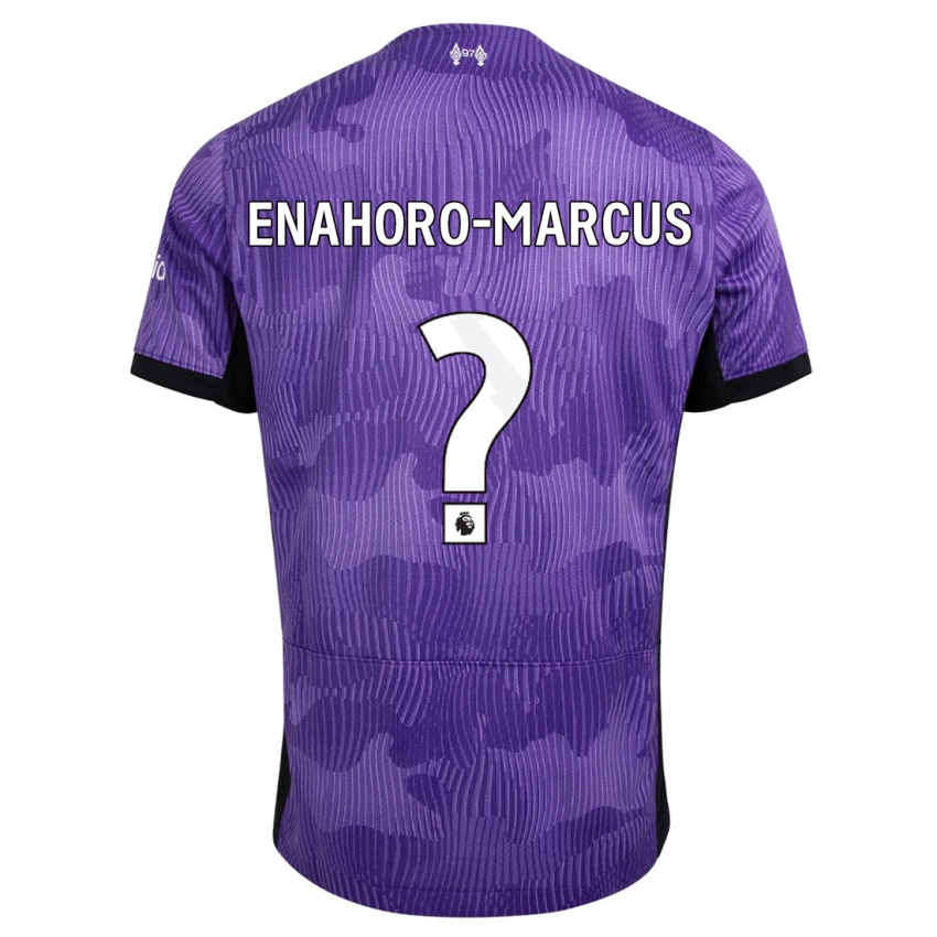 Niño Camiseta Louis Enahoro-Marcus #0 Púrpura Equipación Tercera 2023/24 La Camisa