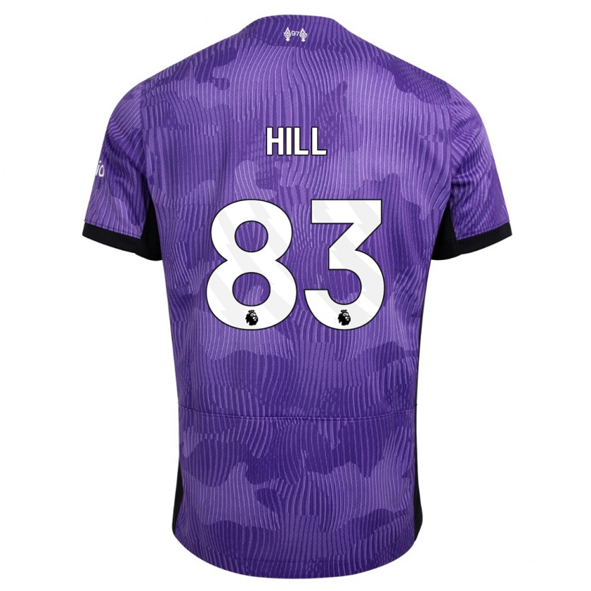 Niño Camiseta Tom Hill #83 Púrpura Equipación Tercera 2023/24 La Camisa