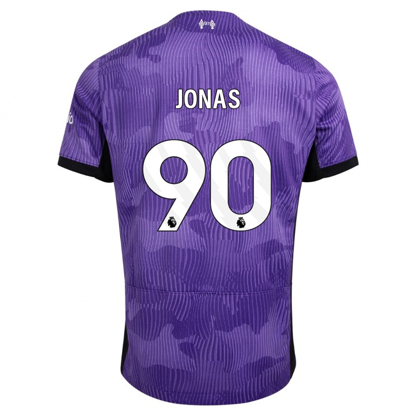 Niño Camiseta Lee Jonas #90 Púrpura Equipación Tercera 2023/24 La Camisa