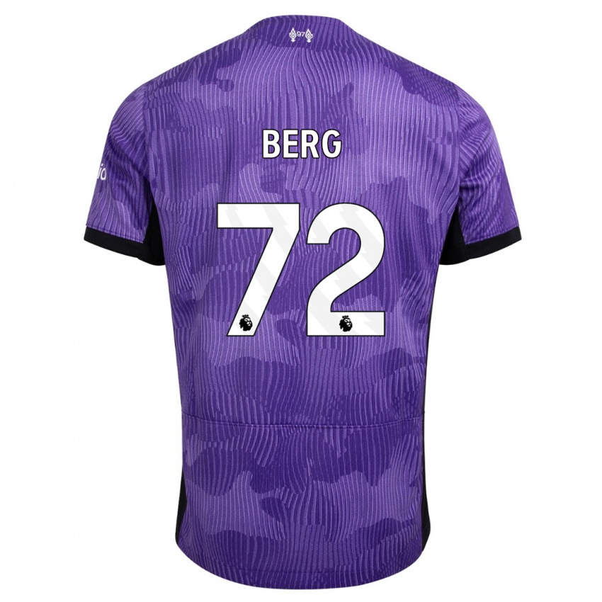 Niño Camiseta Sepp Van Den Berg #72 Púrpura Equipación Tercera 2023/24 La Camisa