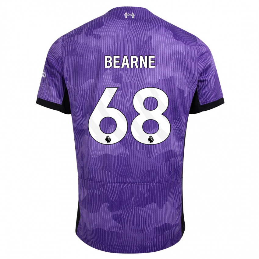 Niño Camiseta Jack Bearne #68 Púrpura Equipación Tercera 2023/24 La Camisa