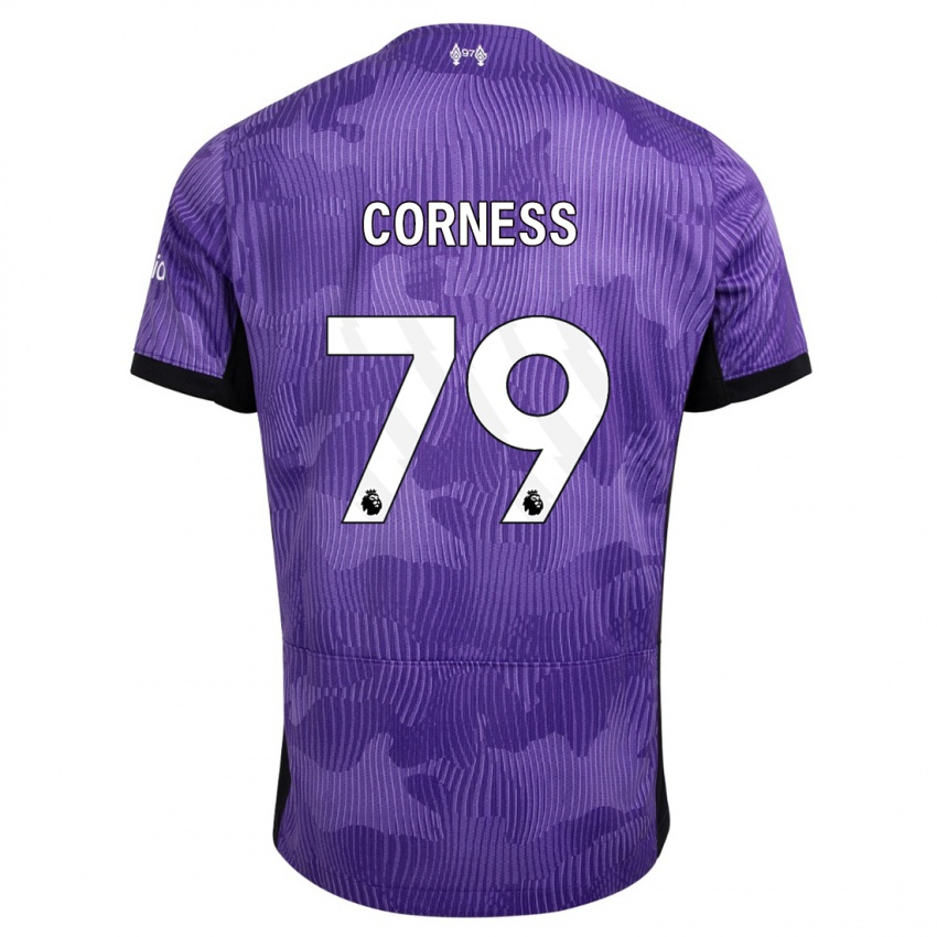 Niño Camiseta Dominic Corness #79 Púrpura Equipación Tercera 2023/24 La Camisa