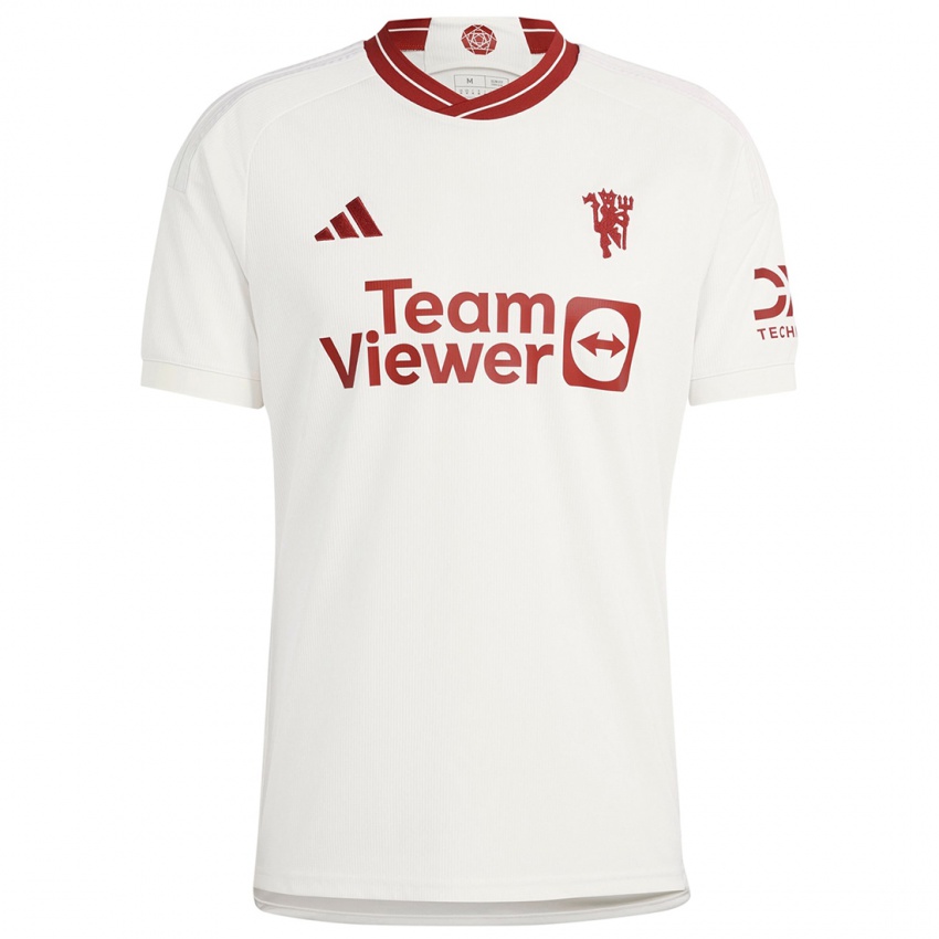 Niño Camiseta Phil Jones #4 Blanco Equipación Tercera 2023/24 La Camisa
