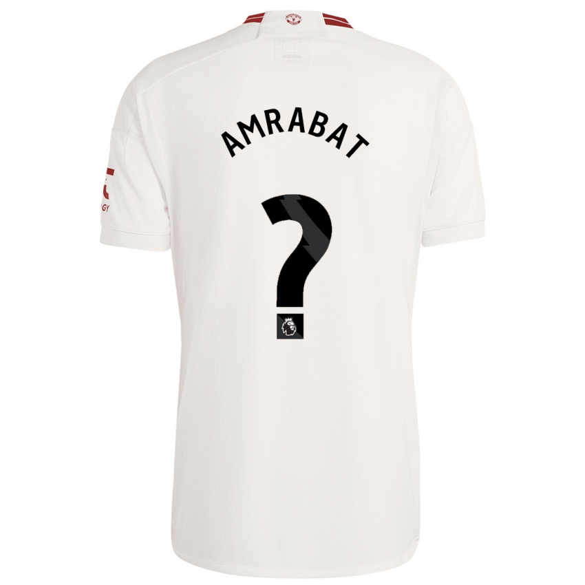 Niño Camiseta Sofyan Amrabat #0 Blanco Equipación Tercera 2023/24 La Camisa