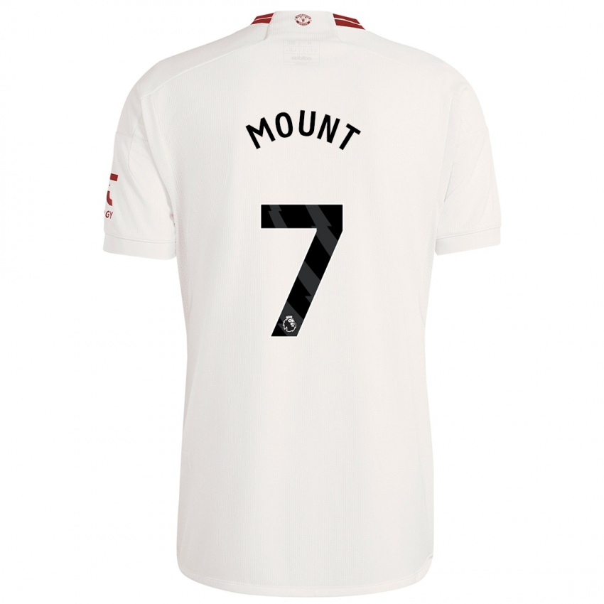 Niño Camiseta Mason Mount #7 Blanco Equipación Tercera 2023/24 La Camisa