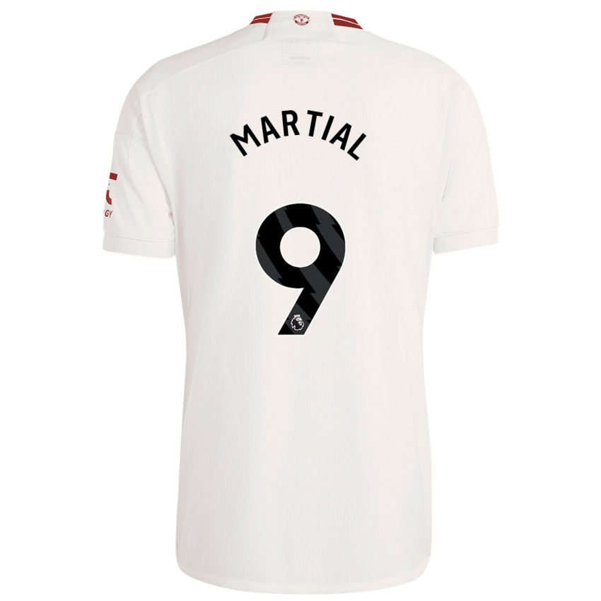 Niño Camiseta Anthony Martial #9 Blanco Equipación Tercera 2023/24 La Camisa