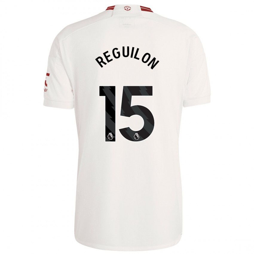 Niño Camiseta Sergio Reguilon #15 Blanco Equipación Tercera 2023/24 La Camisa