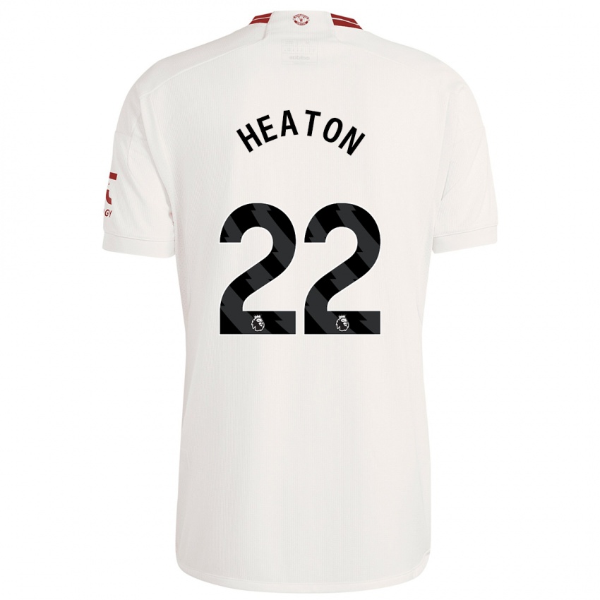 Niño Camiseta Tom Heaton #22 Blanco Equipación Tercera 2023/24 La Camisa