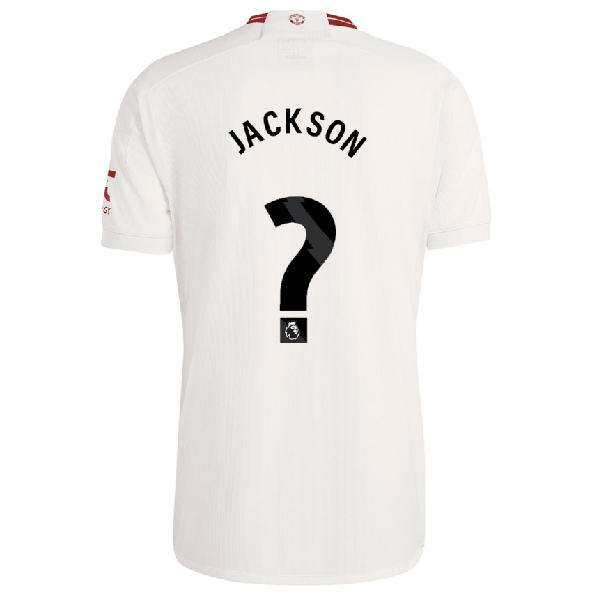Niño Camiseta Louis Jackson #0 Blanco Equipación Tercera 2023/24 La Camisa
