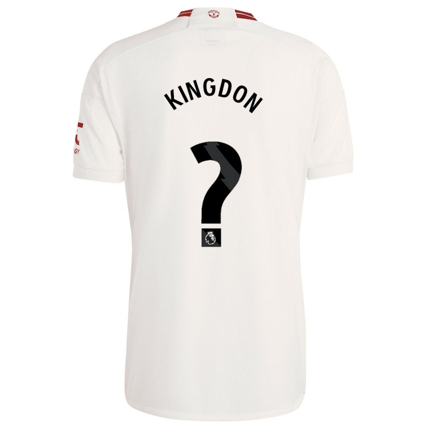 Niño Camiseta Jack Kingdon #0 Blanco Equipación Tercera 2023/24 La Camisa