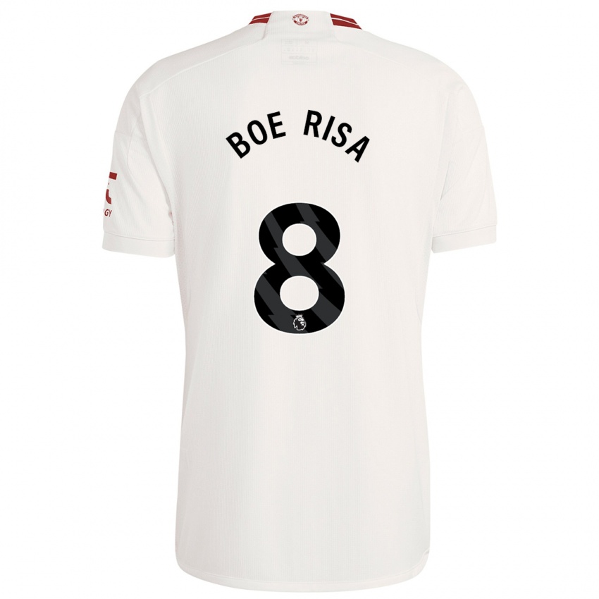 Niño Camiseta Vilde Boe Risa #8 Blanco Equipación Tercera 2023/24 La Camisa