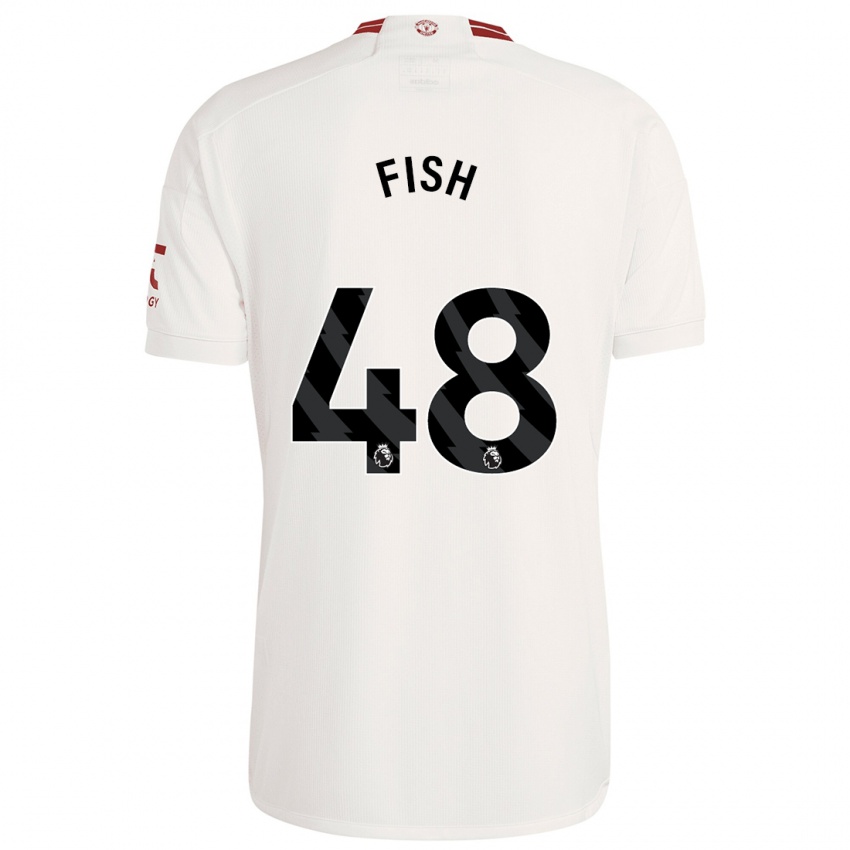 Niño Camiseta Will Fish #48 Blanco Equipación Tercera 2023/24 La Camisa