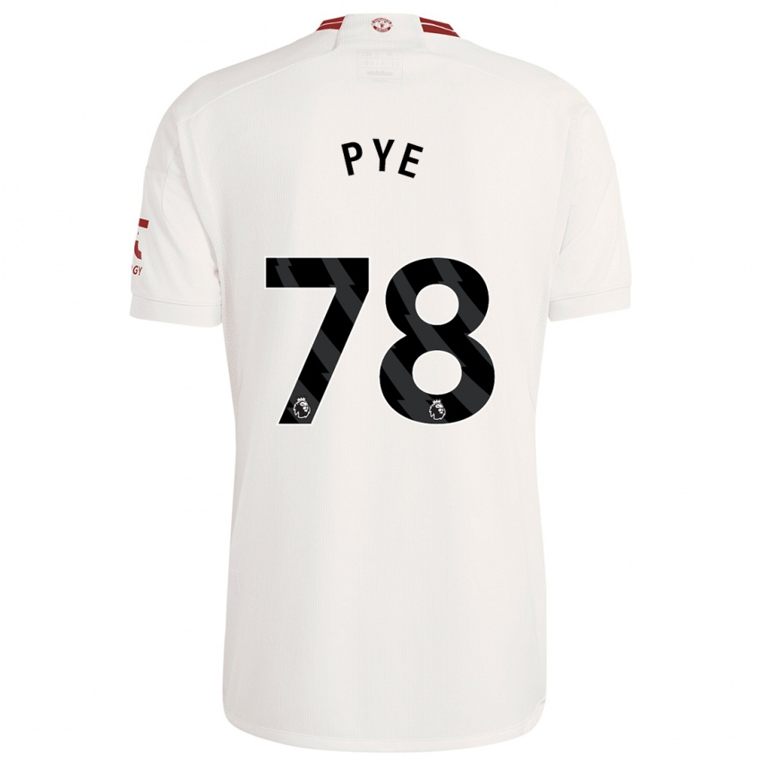 Niño Camiseta Logan Pye #78 Blanco Equipación Tercera 2023/24 La Camisa