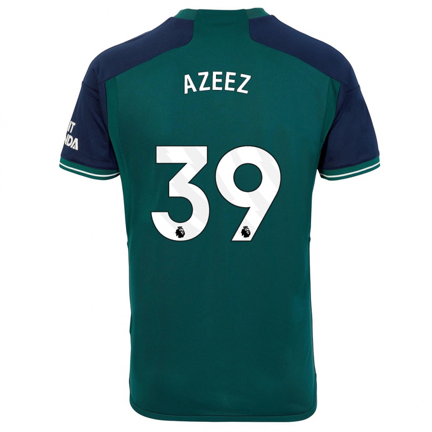 Niño Camiseta Miguel Azeez #39 Verde Equipación Tercera 2023/24 La Camisa