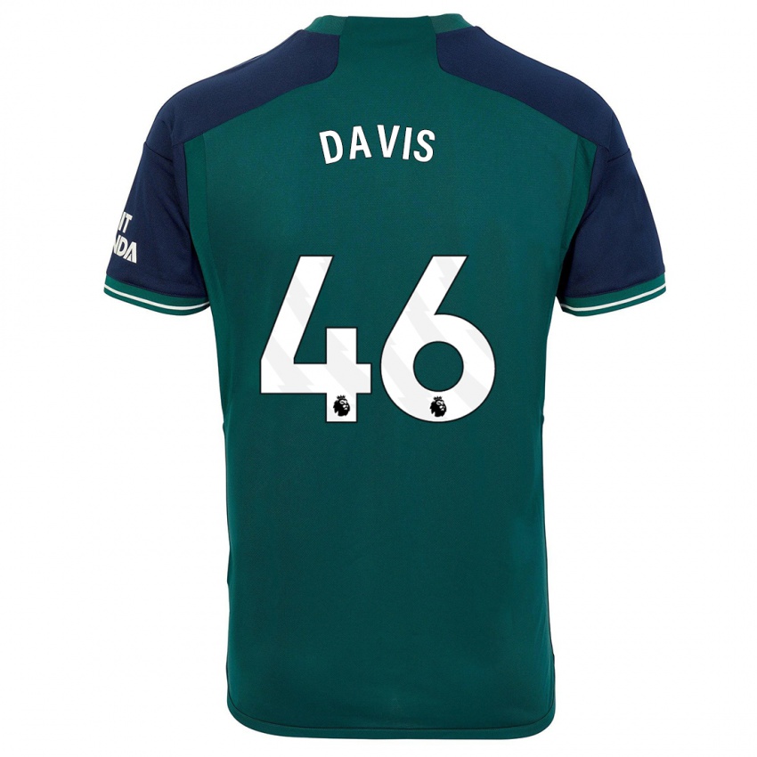 Niño Camiseta Timi Davis #46 Verde Equipación Tercera 2023/24 La Camisa