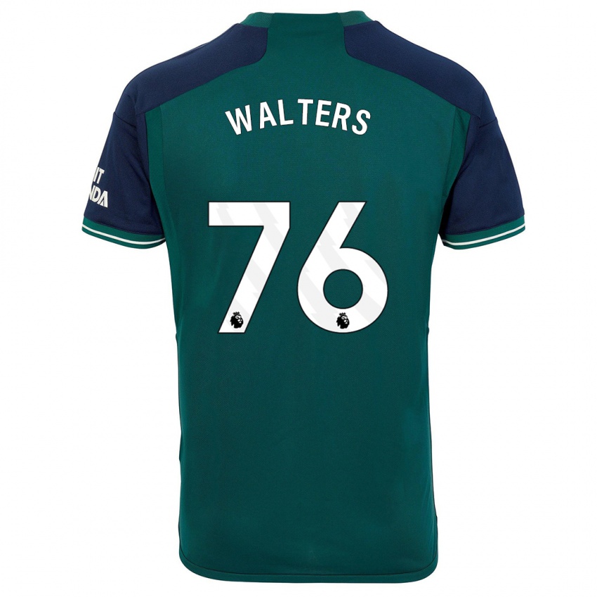 Niño Camiseta Reuell Walters #76 Verde Equipación Tercera 2023/24 La Camisa