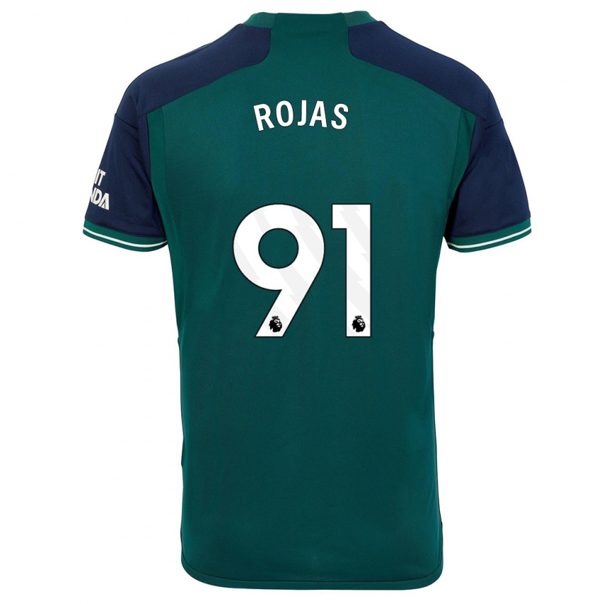 Niño Camiseta Alexei Rojas #91 Verde Equipación Tercera 2023/24 La Camisa