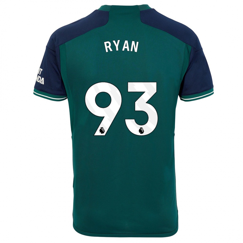 Niño Camiseta Kamarni Ryan #93 Verde Equipación Tercera 2023/24 La Camisa