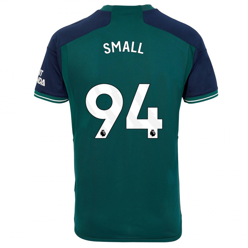Niño Camiseta Coby Small #94 Verde Equipación Tercera 2023/24 La Camisa