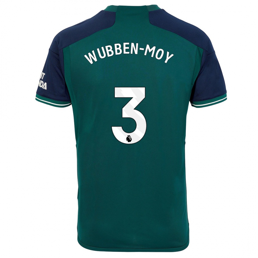 Niño Camiseta Lotte Wubben-Moy #3 Verde Equipación Tercera 2023/24 La Camisa