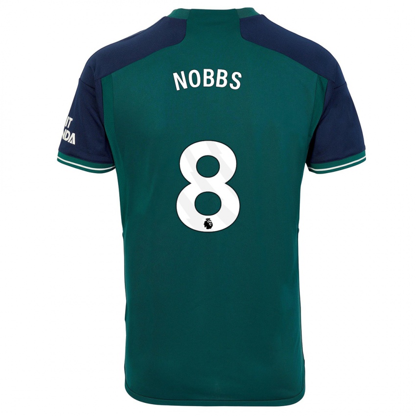 Niño Camiseta Nobbs #8 Verde Equipación Tercera 2023/24 La Camisa