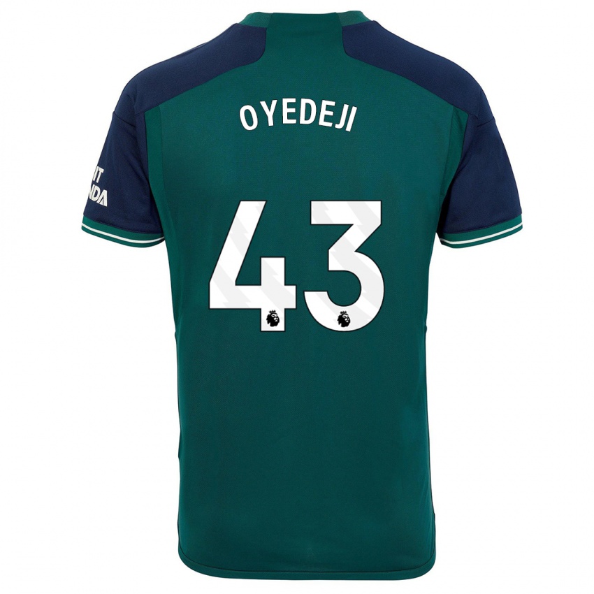 Niño Camiseta Nathan Butler Oyedeji #43 Verde Equipación Tercera 2023/24 La Camisa