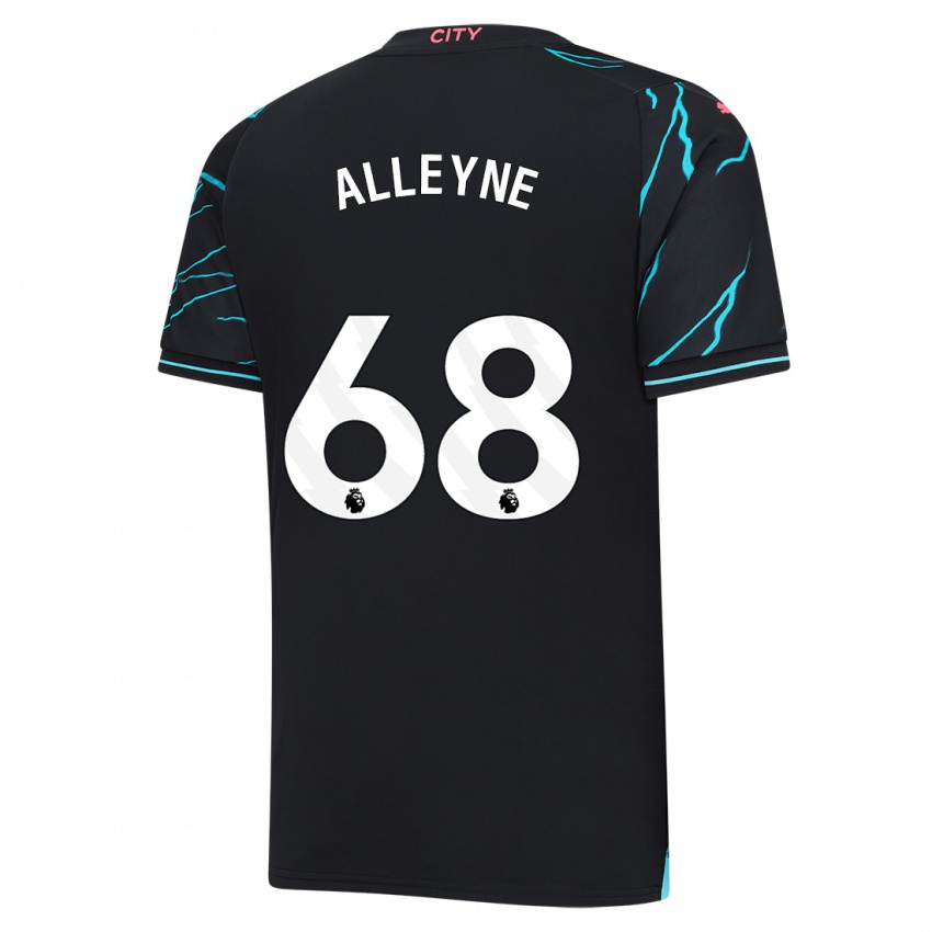 Niño Camiseta Max Alleyne #68 Azul Oscuro Equipación Tercera 2023/24 La Camisa