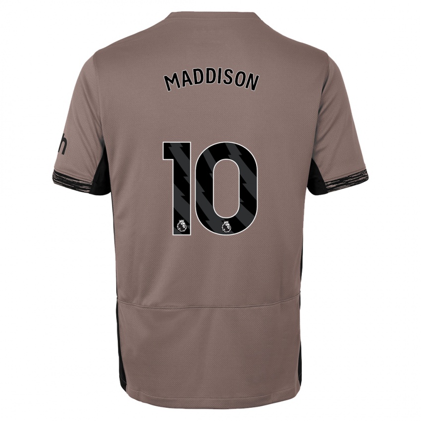 Niño Camiseta James Maddison #10 Beige Obscuro Equipación Tercera 2023/24 La Camisa