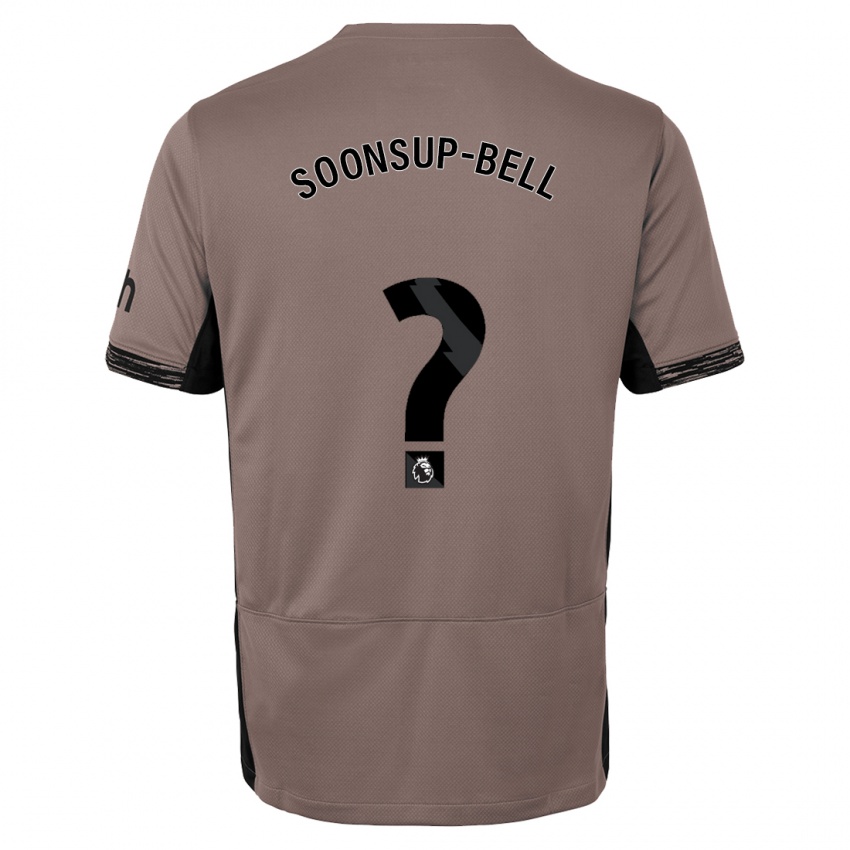 Niño Camiseta Jude Soonsup-Bell #0 Beige Obscuro Equipación Tercera 2023/24 La Camisa