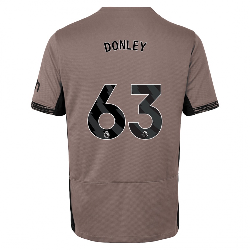 Niño Camiseta Jamie Donley #63 Beige Obscuro Equipación Tercera 2023/24 La Camisa
