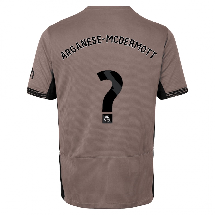 Niño Camiseta Pele Arganese-Mcdermott #0 Beige Obscuro Equipación Tercera 2023/24 La Camisa