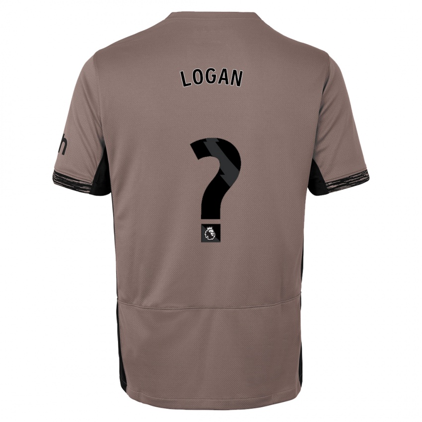 Niño Camiseta Calum Logan #0 Beige Obscuro Equipación Tercera 2023/24 La Camisa