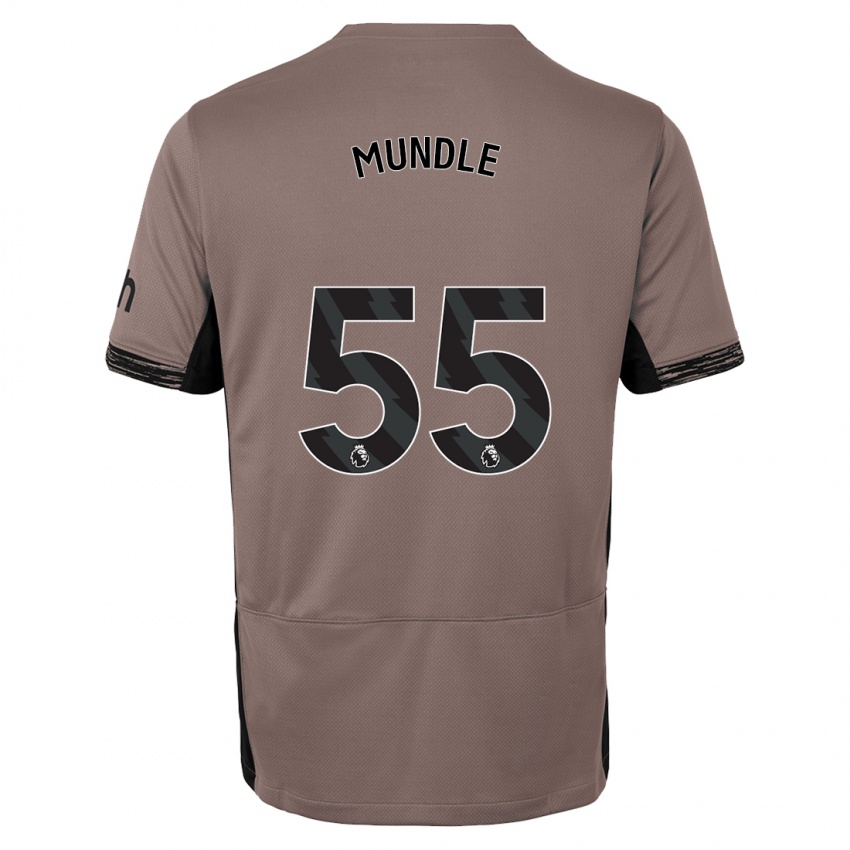 Niño Camiseta Romaine Mundle #55 Beige Obscuro Equipación Tercera 2023/24 La Camisa