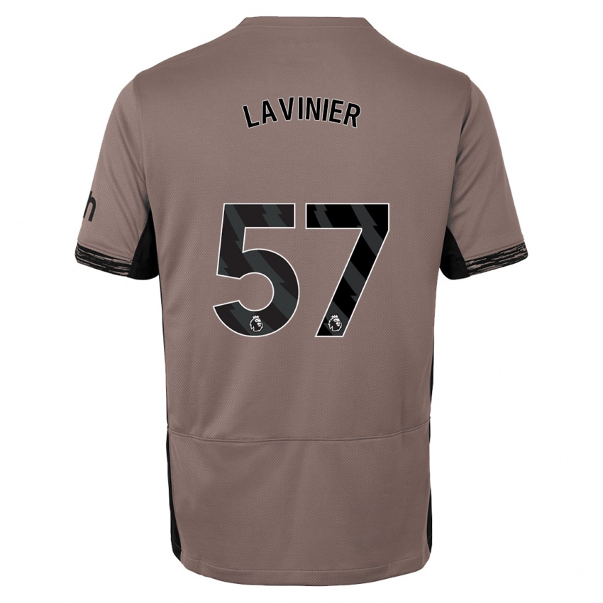 Niño Camiseta Marcel Lavinier #57 Beige Obscuro Equipación Tercera 2023/24 La Camisa