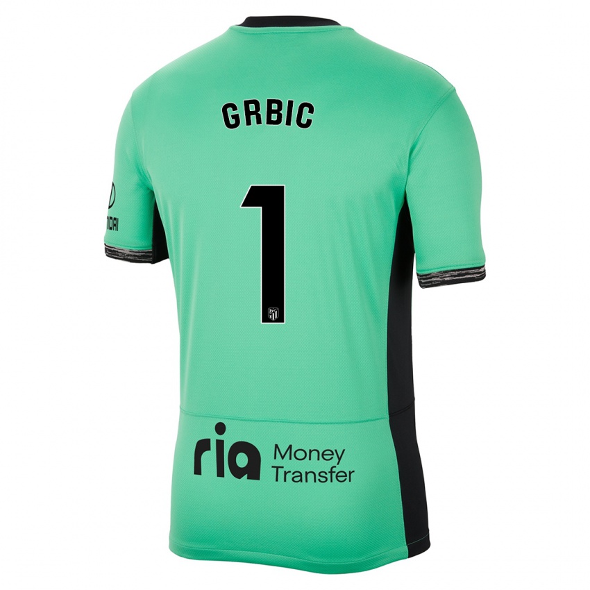 Niño Camiseta Ivo Grbic #1 Primavera Verde Equipación Tercera 2023/24 La Camisa
