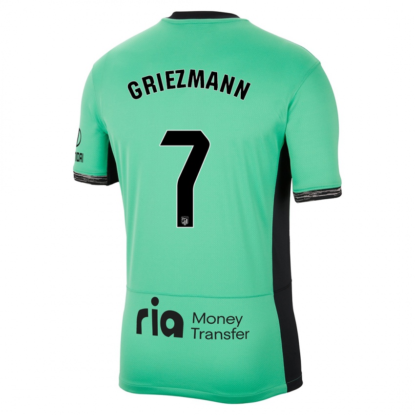 Niño Camiseta Antoine Griezmann #7 Primavera Verde Equipación Tercera 2023/24 La Camisa