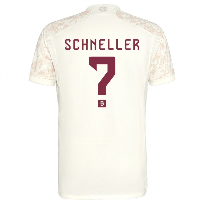 Niño Camiseta Lukas Schneller #0 Blanquecino Equipación Tercera 2023/24 La Camisa