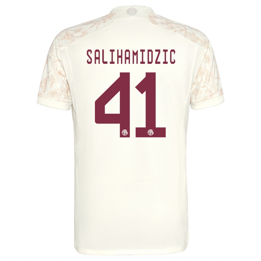Niño Camiseta Nick Salihamidzic #41 Blanquecino Equipación Tercera 2023/24 La Camisa