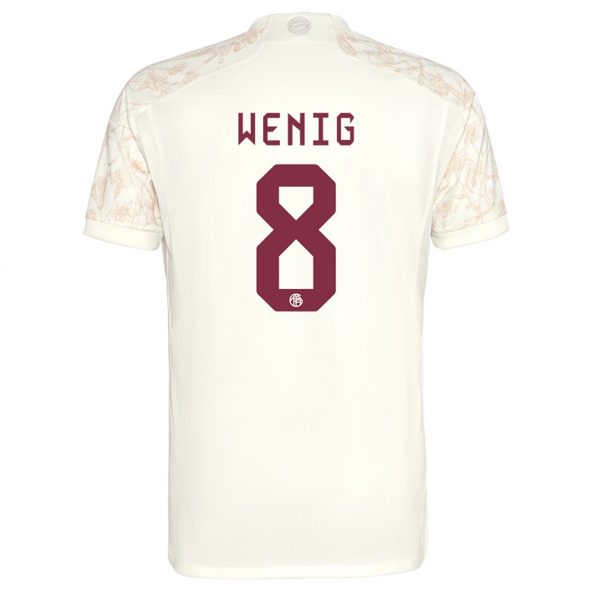 Niño Camiseta Marcel Wenig #8 Blanquecino Equipación Tercera 2023/24 La Camisa