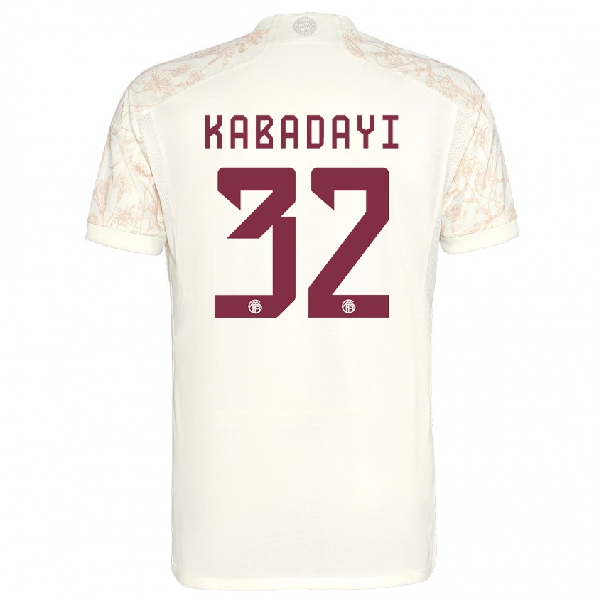 Niño Camiseta Yusuf Kabadayi #32 Blanquecino Equipación Tercera 2023/24 La Camisa