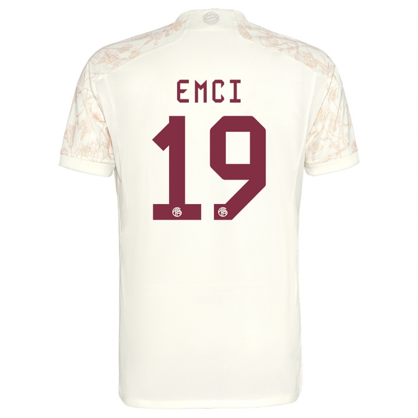 Niño Camiseta Ben Emci #19 Blanquecino Equipación Tercera 2023/24 La Camisa