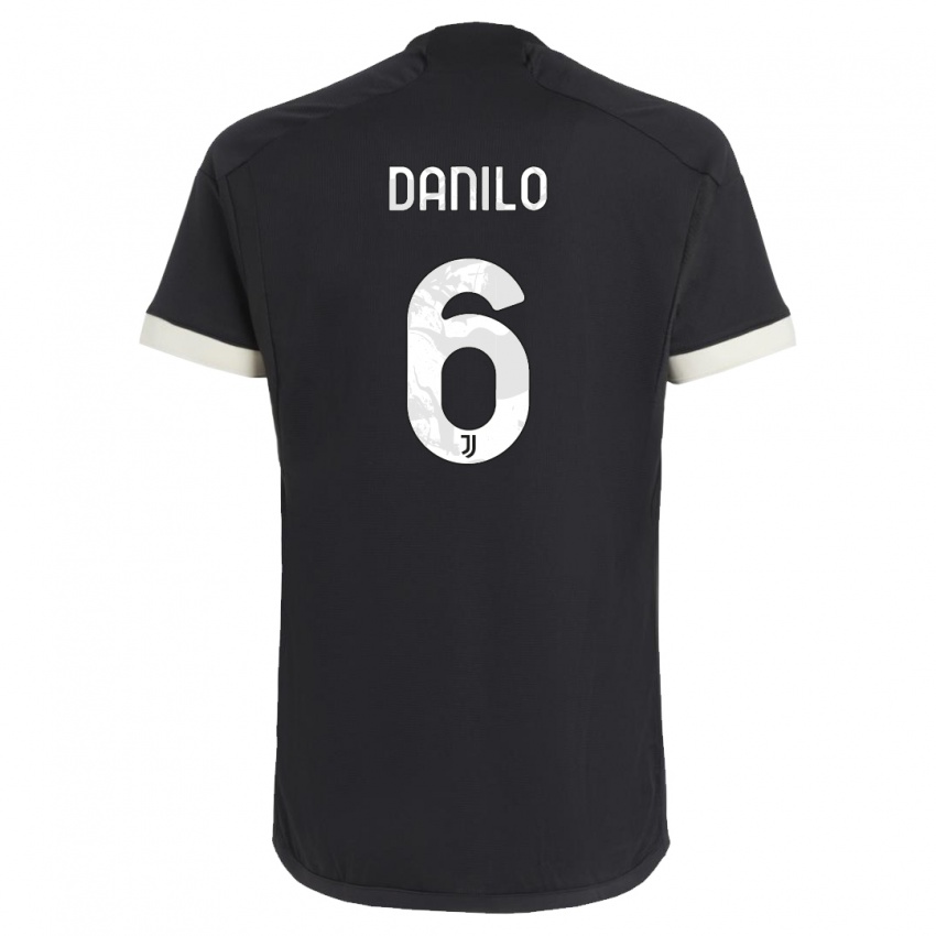 Niño Camiseta Danilo #6 Negro Equipación Tercera 2023/24 La Camisa