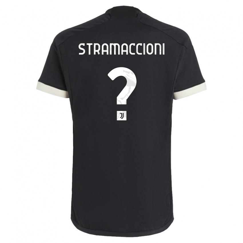 Niño Camiseta Diego Stramaccioni #0 Negro Equipación Tercera 2023/24 La Camisa