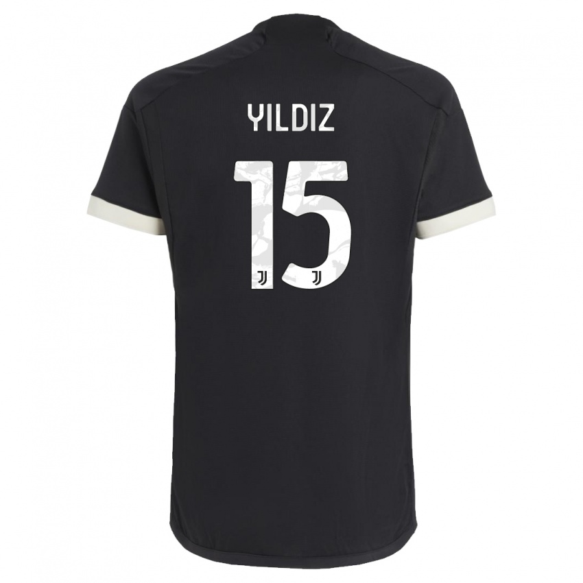 Niño Camiseta Kenan Yildiz #0 Negro Equipación Tercera 2023/24 La Camisa