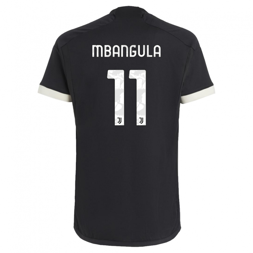 Niño Camiseta Samuel Mbangula #11 Negro Equipación Tercera 2023/24 La Camisa