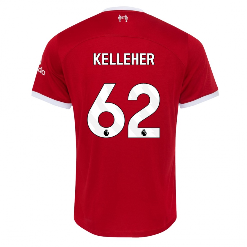 Hombre Camiseta Caoimhin Kelleher #62 Rojo 1ª Equipación 2023/24 La Camisa
