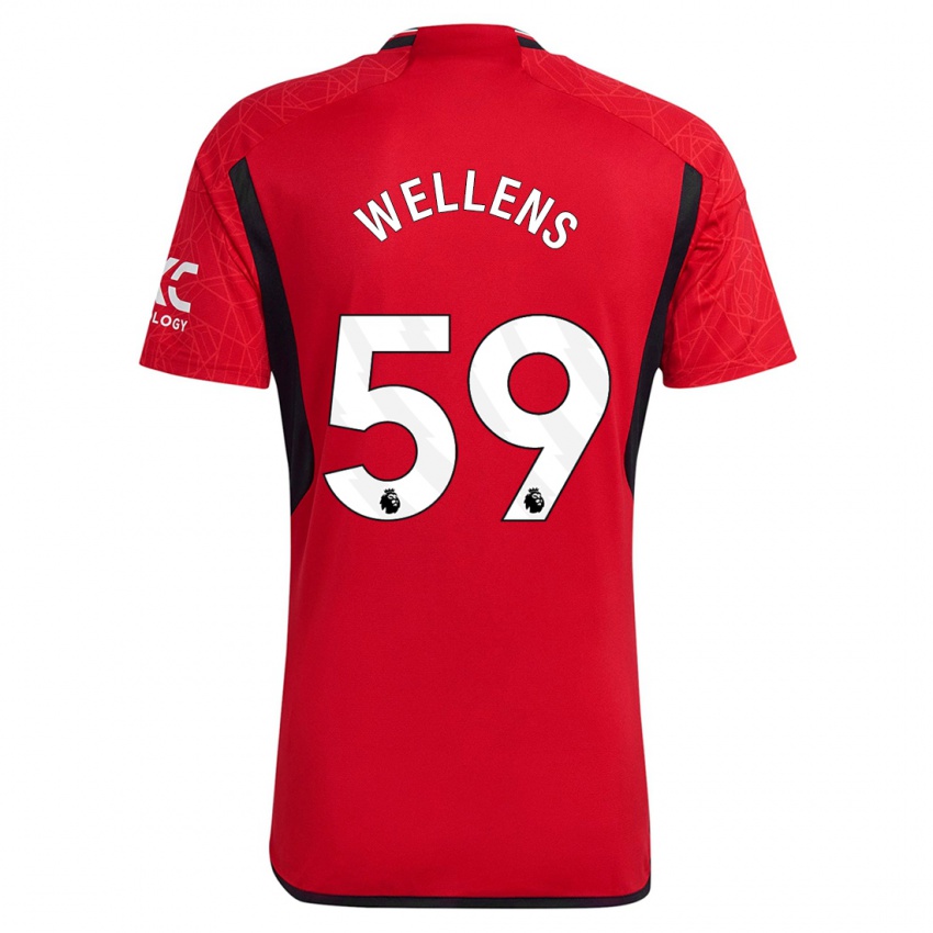Hombre Camiseta Charlie Wellens #59 Rojo 1ª Equipación 2023/24 La Camisa